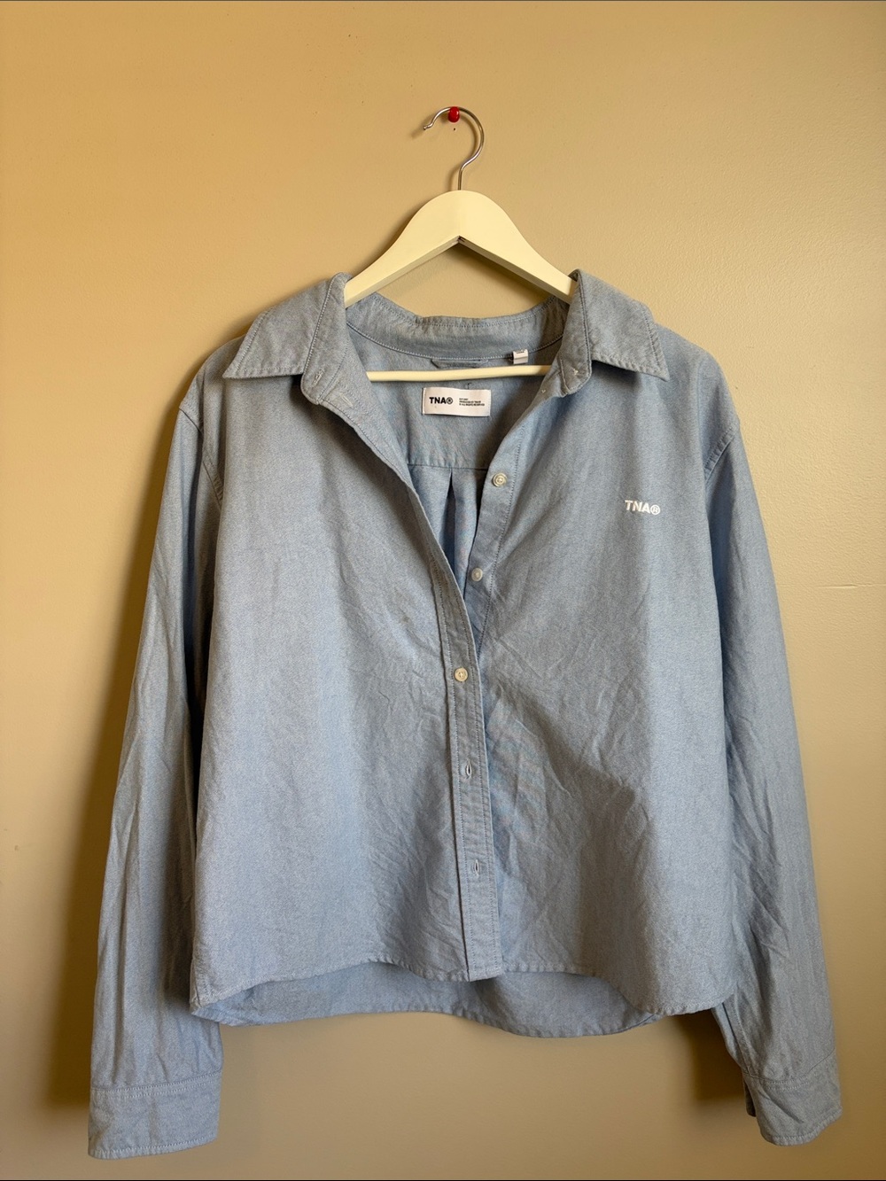 TNA Light Blue Button-Down Shirt